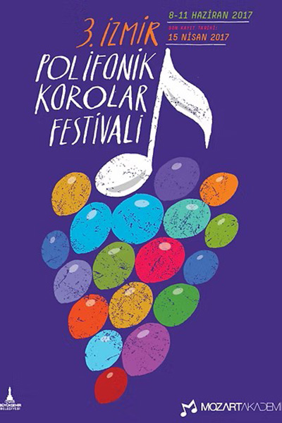 Mozart Akademi İzmir Polifonik Korolar Festivali Afişi